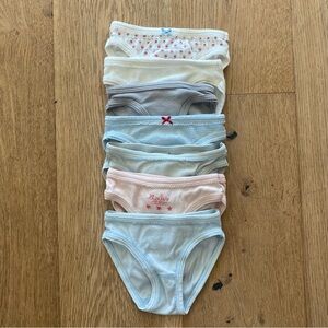 Petit Bateau Kids Underwear Set - White, Gray, Blue, Pink size 2T